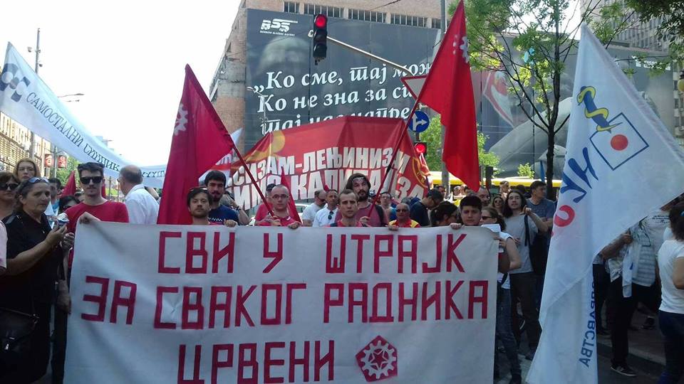 Prvomajski protest i izdaja sindikalne birokratije: Vratimo sindikate u ruke radnika!
