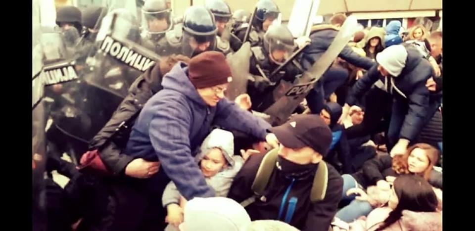 Protiv brutalne represije režima nad pokretom Pravda za Davida