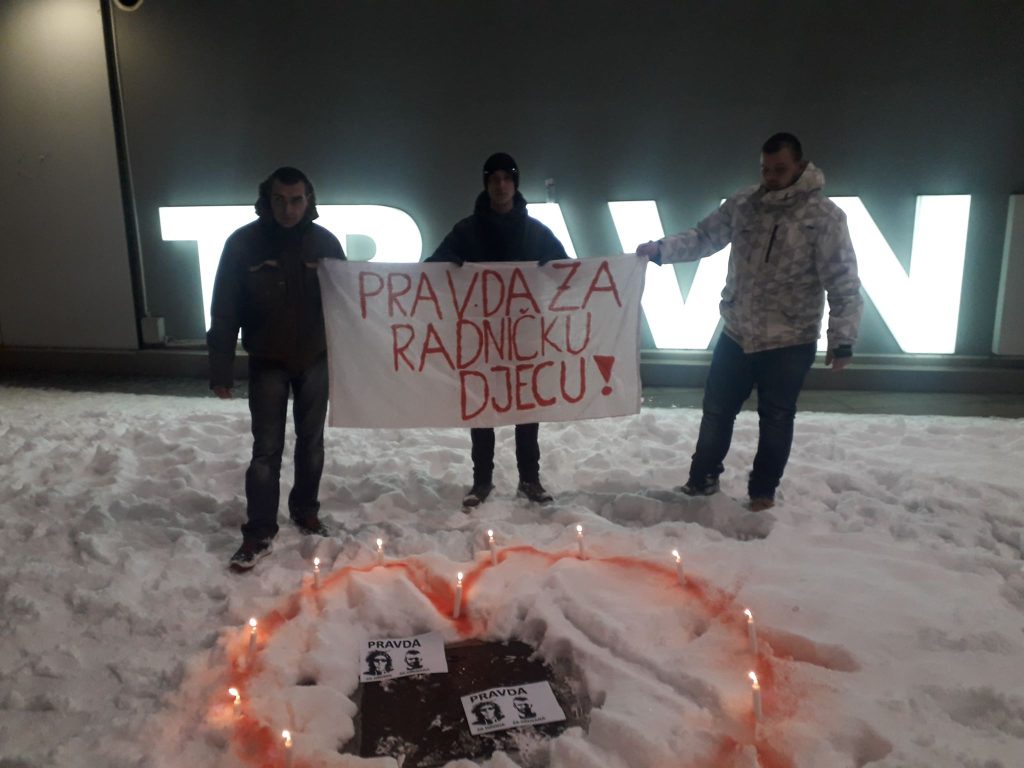Skup podrške Pravdi za Dženana i Pravdi za Davida u Travniku