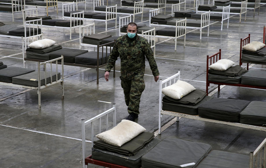 korona virus beogradski sajam bolnicki kreveti 24