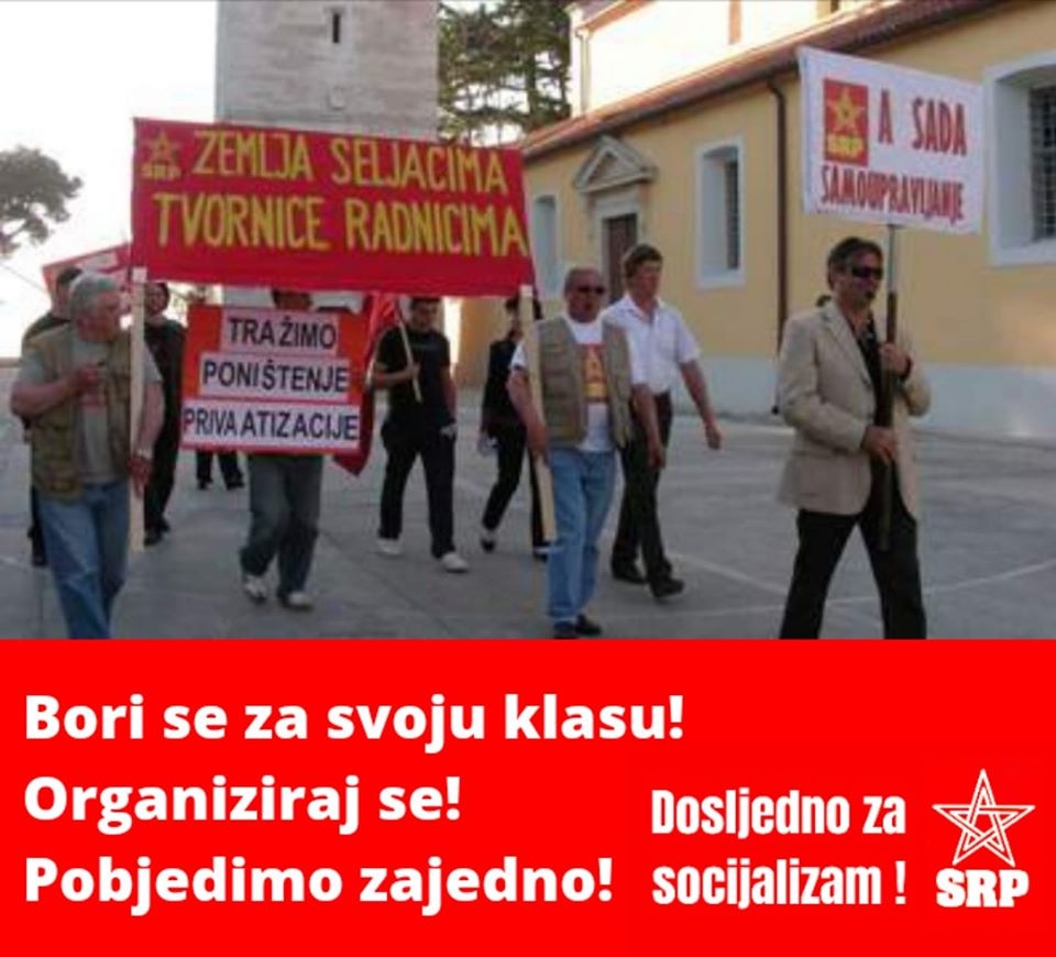 Crveni i SKBiH: Podrška Socijalističkoj radničkoj partiji Hrvatske!