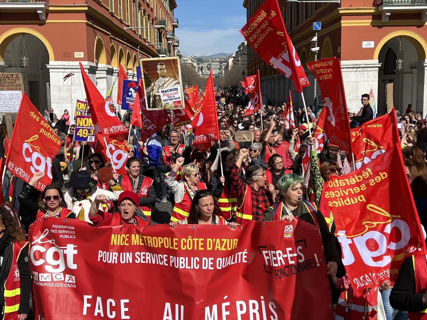 France demo Image La CGT Twitter