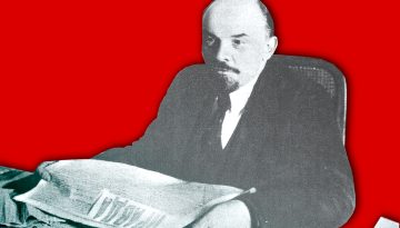 Lenin-reading-Pravda