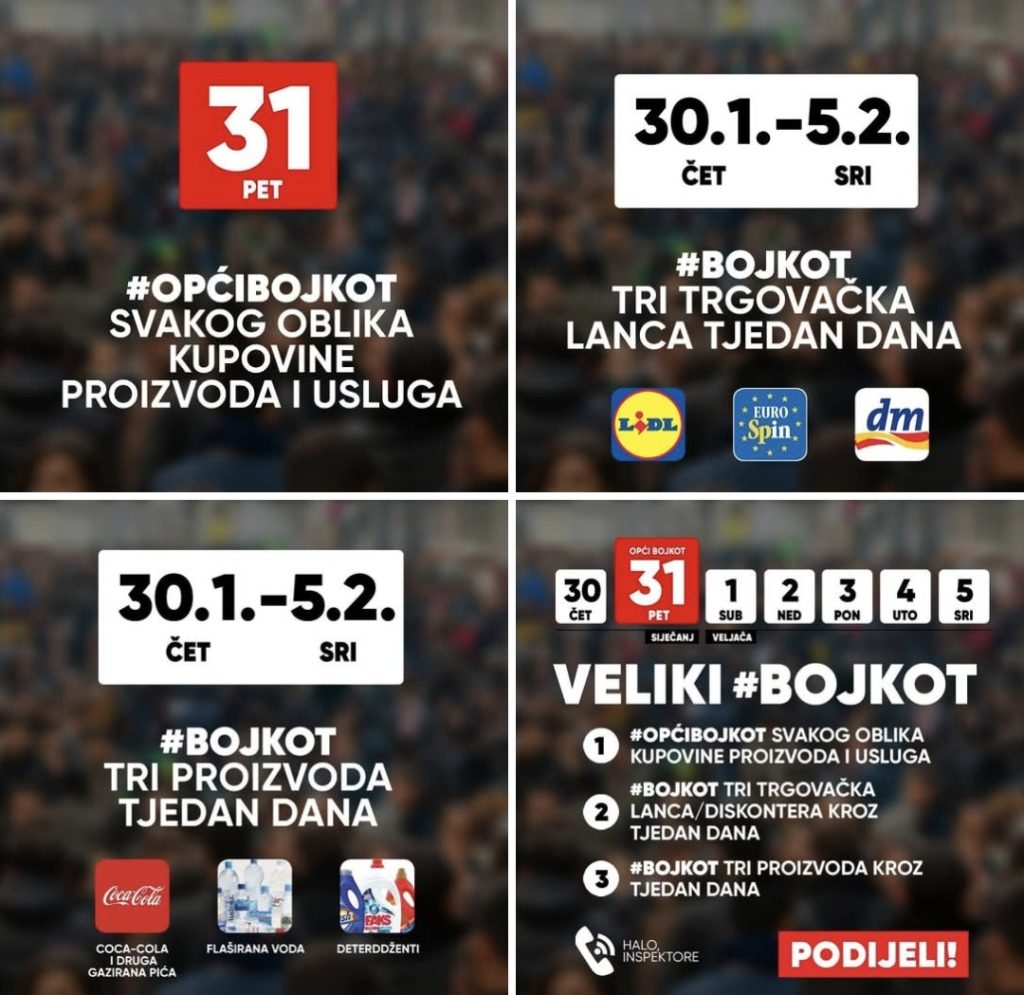 Ujedinjeni protiv visokih cijena