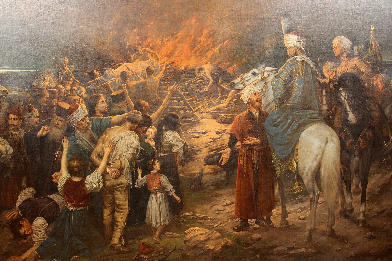 Stevan Aleksić Spaljivanje Moštiju Svetog Save 1912