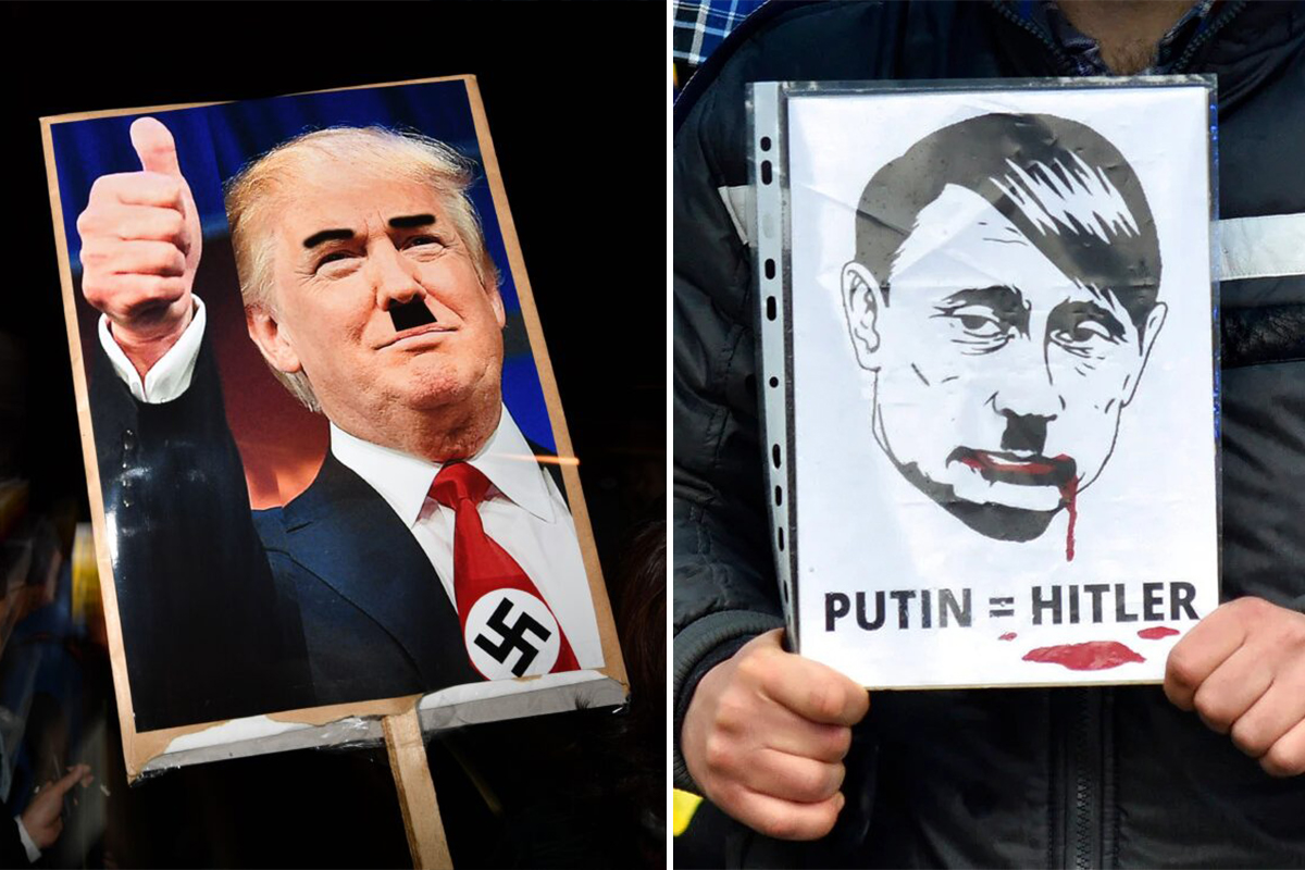trump putin hitler
