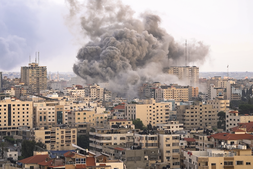 airstrike Image Jaber Jehad Badwan Wikimedia Commons