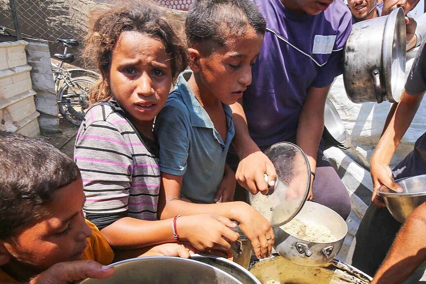 gaza famine Image Ashraf Amra Wikimedia Commons