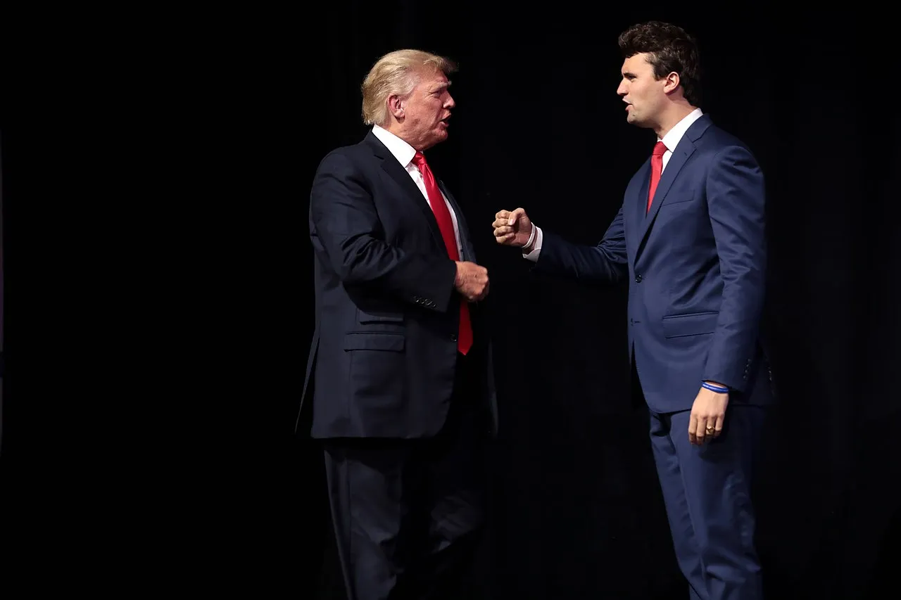 Charlie Kirk and Trump Image Gage Skidmore Wikimedia Commons