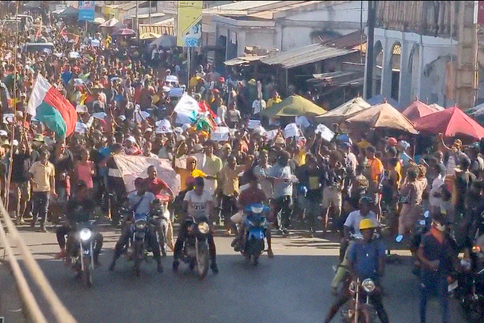 madagascar protest Image fair use